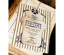 Haunted Halloween Costume Party Printable Invitation